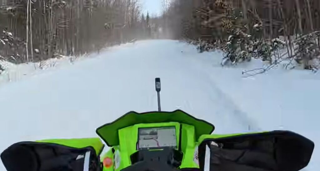 Snowmobiling