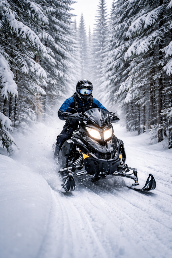 Snowmobiling Rangeley Maine and other places